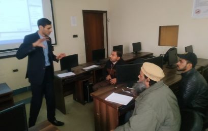 Training session of software Maintenance and Installation held at SCET
