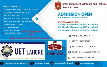 Admission Open 2020
