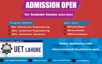 Admission Open for Academic Session 2020-2024