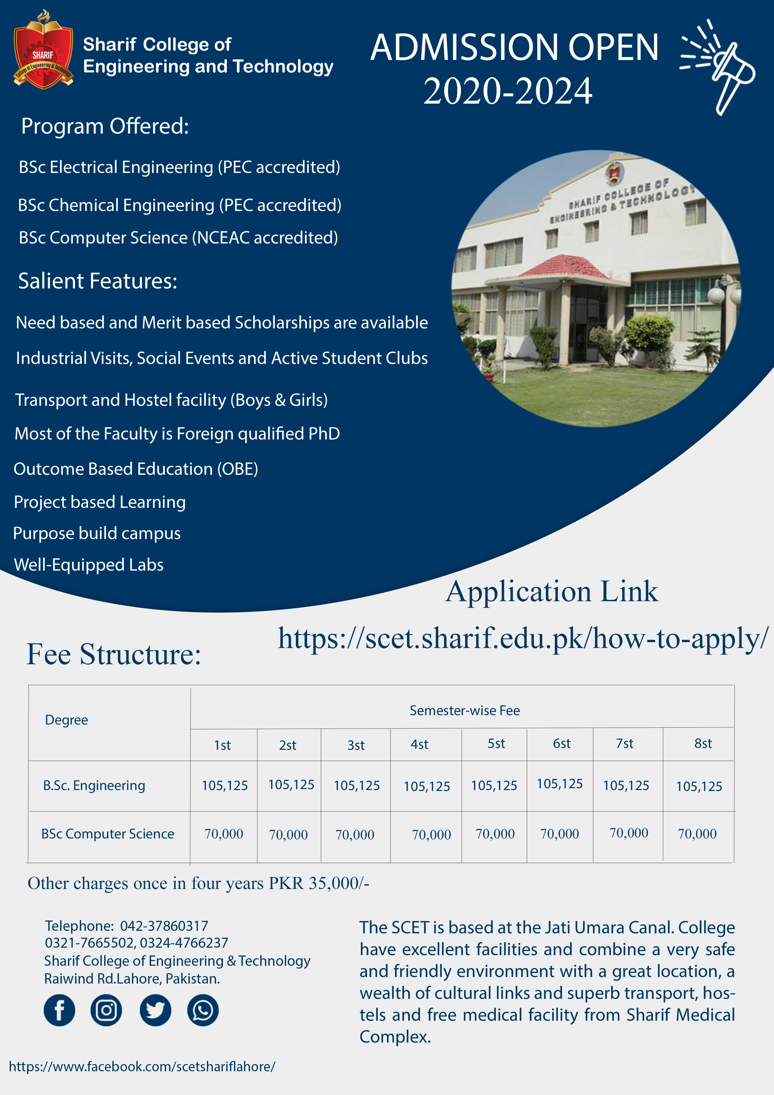 Admission Open 2020-2024